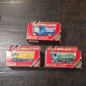Three MatchBox Models Of Yesteryear Limited Edition Trucks